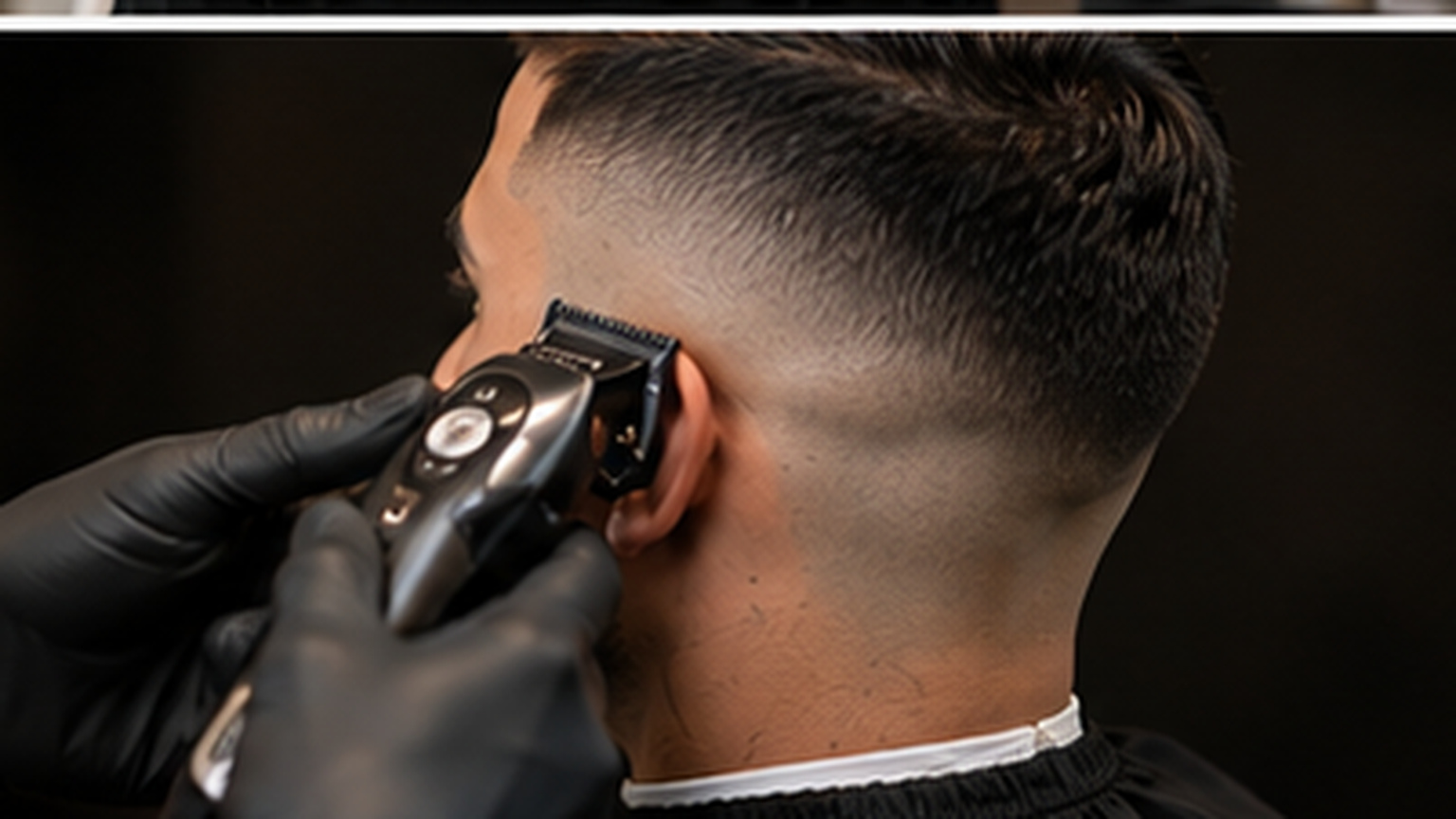 Skin fade haircut Dubai
